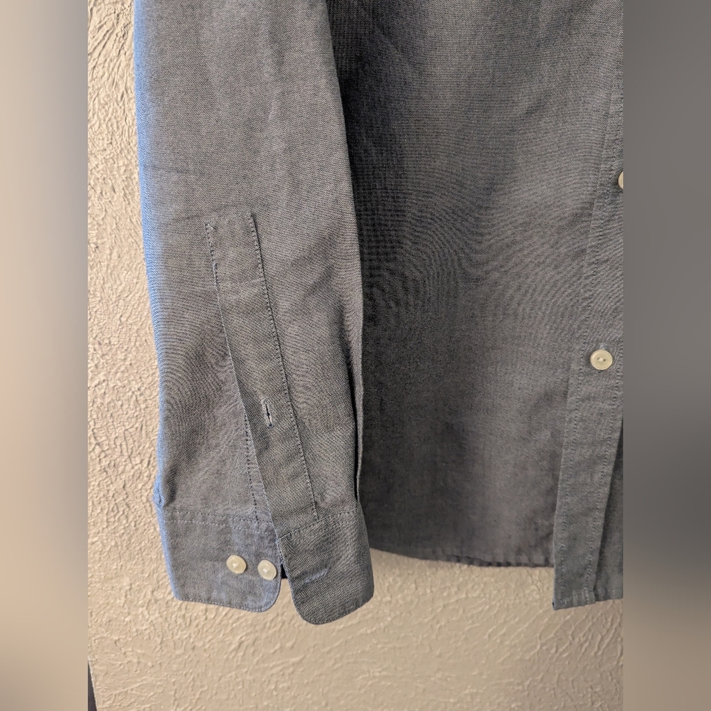 RVCA Men's Long Sleeve Button Down Slim Fit Oxford Woven Shirt Sz.L - Picture 4 of 6